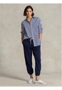 Polo Ralph Lauren Spodnie dresowe 211891560002 Granatowy Regular Fit. Kolor: niebieski. Materiał: bawełna, dresówka #2