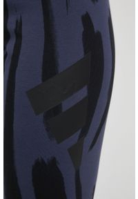 adidas Performance legginsy treningowe Future Icons HF1656 damskie kolor fioletowy wzorzyste. Kolor: fioletowy. Materiał: materiał