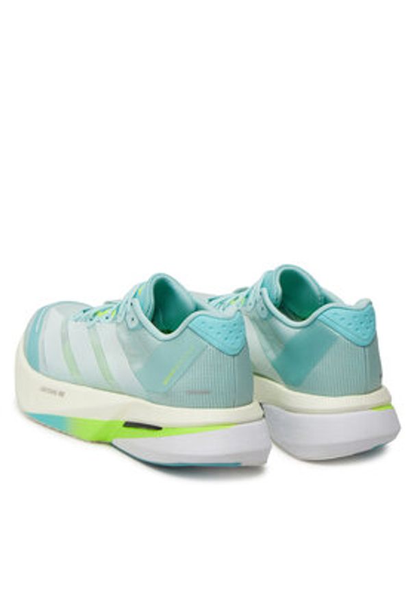 Adidas - adidas Buty do biegania adizero Boston 13 JS4957 Turkusowy. Kolor: turkusowy. Materiał: materiał