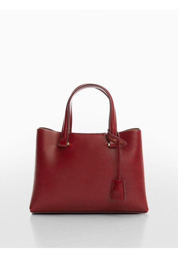 mango - Torebka Mango. Kolor: czerwony