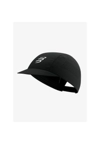 Czapka do biegania Compressport Pro Racing Cap - black. Kolor: czarny. Styl: sportowy