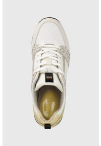 MICHAEL Michael Kors buty GEORGIE TRAINER kolor żółty. Nosek buta: okrągły. Zapięcie: sznurówki. Kolor: żółty. Materiał: guma. Obcas: na koturnie #4