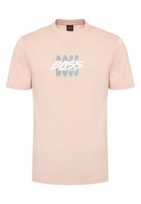BOSS T-Shirt Bass 50561850 Różowy Regular Fit. Kolor: różowy. Materiał: bawełna #5