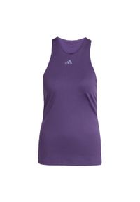 Adidas - Koszulka Tennis Climacool Y-Tank. Kolor: fioletowy. Długość rękawa: bez rękawów. Technologia: ClimaCool (Adidas)