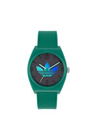 Adidas - adidas Zegarek Project Two GRFX AOST24552 Zielony. Kolor: zielony