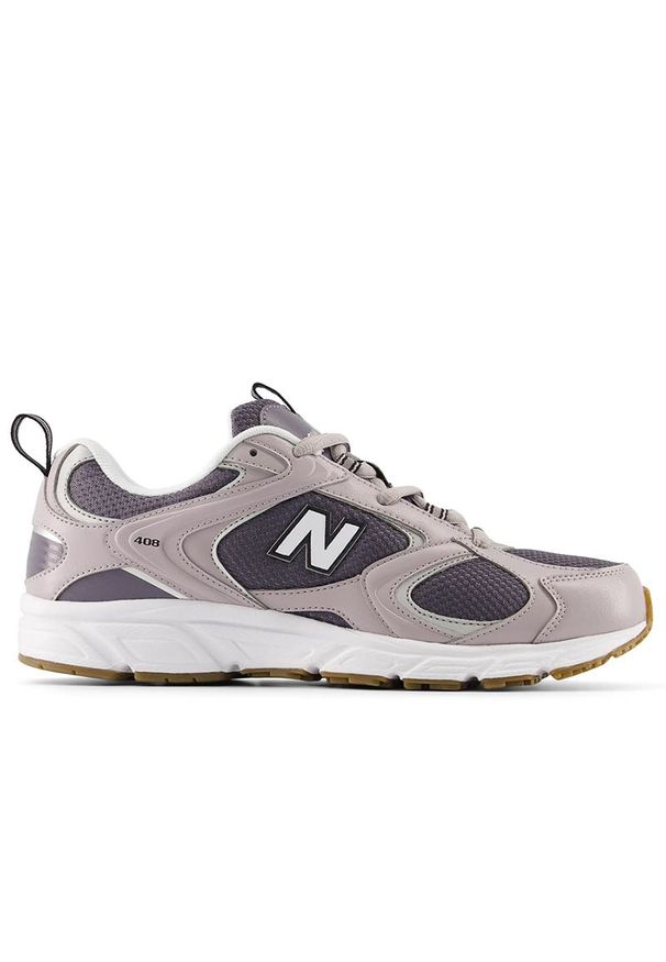 Buty unisex New Balance U40827E - fioletowe. Kolor: fioletowy. Materiał: materiał, syntetyk. Szerokość cholewki: normalna. Sezon: lato. Sport: turystyka piesza