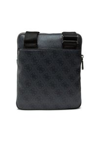 Guess Saszetka Vezzola Smart Crossbody Flat HMEVZL P2223 Czarny. Kolor: czarny. Materiał: skóra