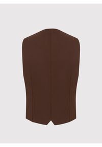 Pako Lorente - PAKO LORENTE – Brązowa dwurzędowa kamizelka męska. Okazja: na wesele, na ślub cywilny. Kolor: beżowy, brązowy. Styl: młodzieżowy, elegancki #2