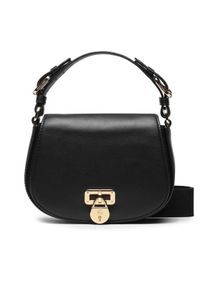 Lauren Ralph Lauren Torebka 431915354001 Czarny. Kolor: czarny. Materiał: skórzane
