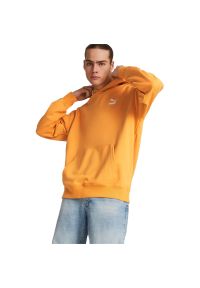 Bluza z kapturem Puma Classics Relaxed Hoodie Tr, Mężczyźni. Typ kołnierza: kaptur. Kolor: pomarańczowy. Materiał: materiał, bawełna