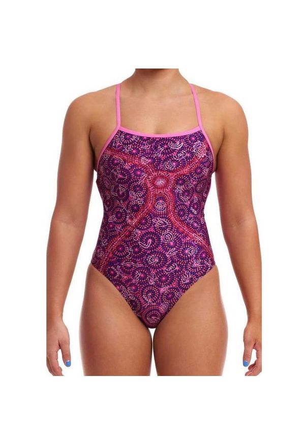 FUNKITA - Strój pływacki Funkita Walk Together - Strapped In. Kolor: różowy