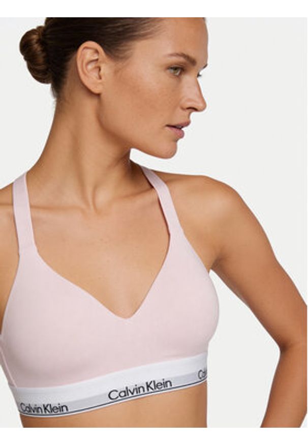 Calvin Klein Underwear Biustonosz braletka LV00QF8500 Różowy. Kolor: różowy. Materiał: bawełna