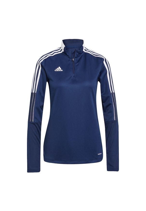 Adidas - Bluza damska adidas Tiro 21 Training Top granatowa. Kolor: niebieski