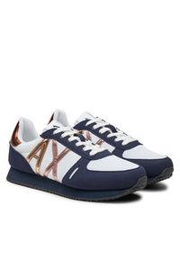 Armani Exchange Sneakersy XDX031 XV137 U286 Granatowy. Kolor: niebieski. Materiał: materiał #2