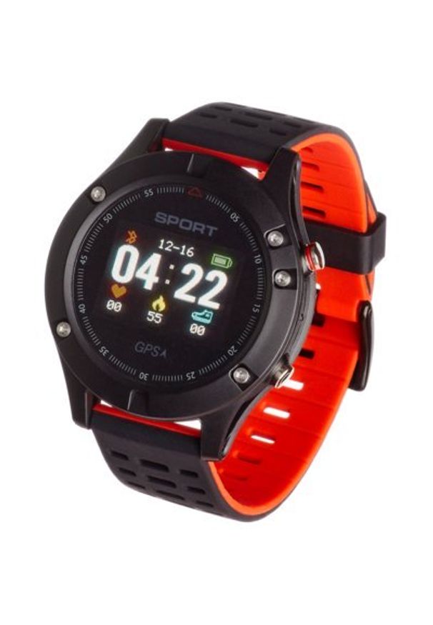 Smartwatch GARETT Sport 25 GPS Czarno-czerwony. Rodzaj zegarka: smartwatch. Kolor: czarny, wielokolorowy, czerwony. Styl: sportowy