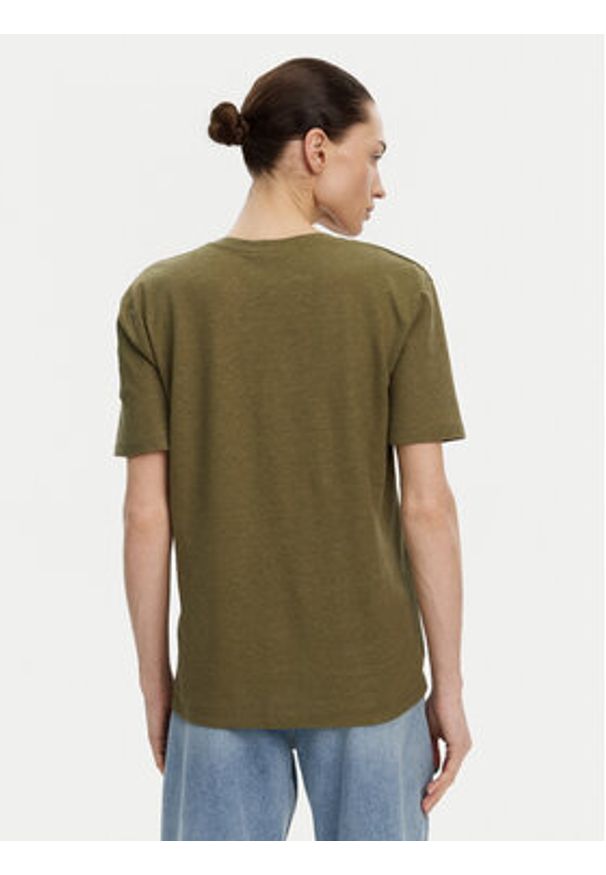 ACCESS FASHION T-Shirt 53-2148-611 Zielony Regular Fit. Kolor: zielony. Materiał: bawełna