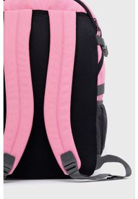 Adidas - adidas plecak kolor różowy duży z nadrukiem. Kolor: różowy. Materiał: materiał. Wzór: nadruk #3
