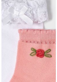 Mayoral skarpetki dziecięce (2-pack) kolor różowy. Kolor: różowy #2
