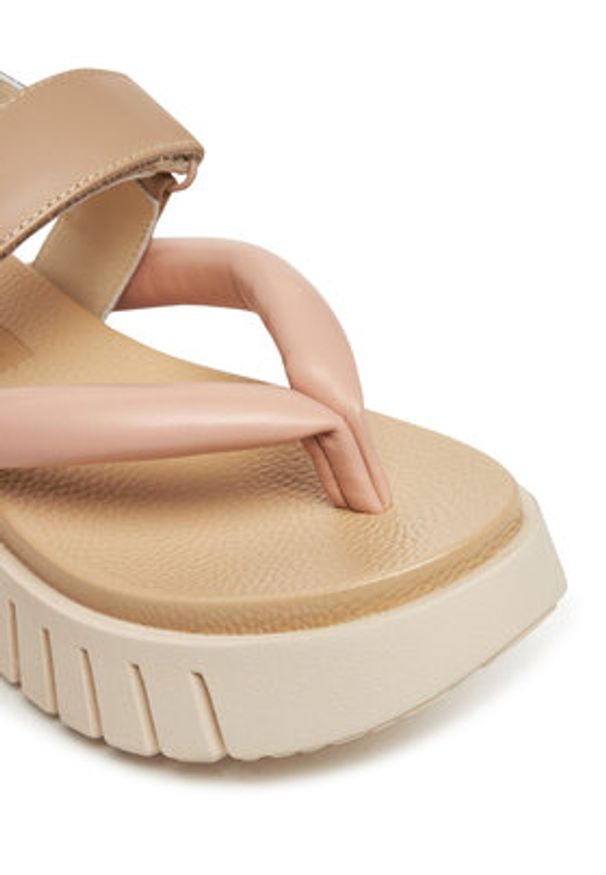 United Nude Sandały Delta Tong 10712861188 Beżowy. Kolor: beżowy. Materiał: skóra
