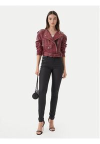 Morgan Spodnie materiałowe 212-PALONA Czarny Slim Fit. Kolor: czarny. Materiał: syntetyk, bawełna #4