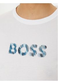 BOSS T-Shirt C_Elogo 50535322 Biały Regular Fit. Kolor: biały. Materiał: bawełna #5