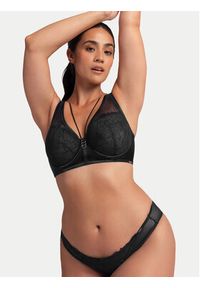 Dorina Biustonosz z fiszbiną Selah FXWB0059EM022 Czarny. Kolor: czarny. Materiał: syntetyk #6
