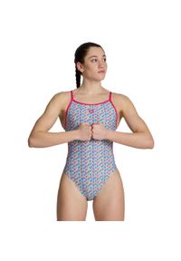 Arena Starfish Swimsuit Lace Back Swimsuit - Freak Rose/White Multi - Rozmiar 38. Kolor: różowy, biały, wielokolorowy