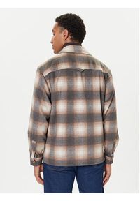 Guess Kurtka przejściowa M5BH31 W2012 Beżowy Regular Fit. Kolor: beżowy. Materiał: syntetyk