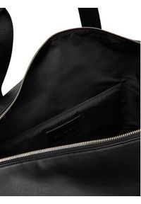 Calvin Klein Jeans Torba Mono Logo Weekender Duffle LV04G3137G Czarny. Kolor: czarny. Materiał: skóra