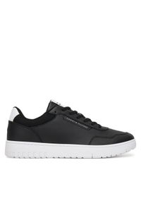 TOMMY HILFIGER - Tommy Hilfiger Sneakersy Basket Core Lite Lth FM0FM05868 Czarny. Kolor: czarny. Materiał: skóra #1