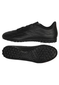 Adidas - Buty adidas Copa PURE.4 Tf M IE1627 czarne czarne. Kolor: czarny. Materiał: materiał. Szerokość cholewki: normalna