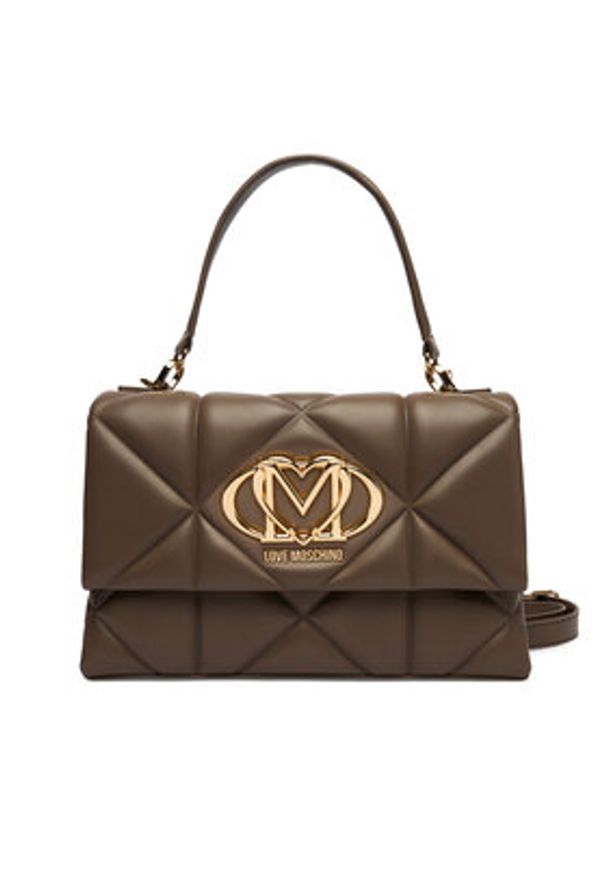 Love Moschino - LOVE MOSCHINO Torebka JC4112PP1OLC0203 Brązowy. Kolor: brązowy. Materiał: skórzane