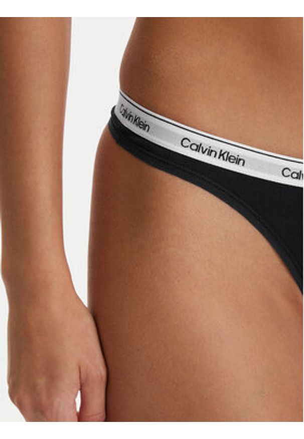 Calvin Klein Underwear Komplet stringów LV00QD5221 Kolorowy. Materiał: bawełna. Wzór: kolorowy