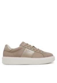 Karl Lagerfeld - KARL LAGERFELD Sneakersy KL52218 Beżowy. Kolor: beżowy. Materiał: skóra, nubuk