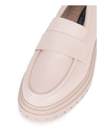 Jenny Fairy Loafersy WS5195-43 Beżowy. Kolor: beżowy. Materiał: skóra