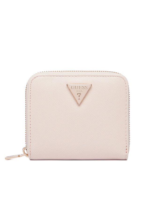 Guess Portfel Isobel Slg SWBG99 32137 Różowy jasny. Kolor: różowy. Materiał: skóra