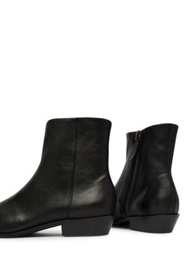 BALAGAN - Balagan Botki Rona Czarny. Kolor: czarny. Materiał: skóra