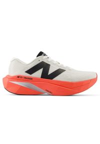 Buty męskie New Balance FuelCell SuperComp Trainer v3 MRCXY4 – białe. Kolor: biały. Materiał: włókno, materiał, guma. Szerokość cholewki: normalna. Sport: fitness, bieganie