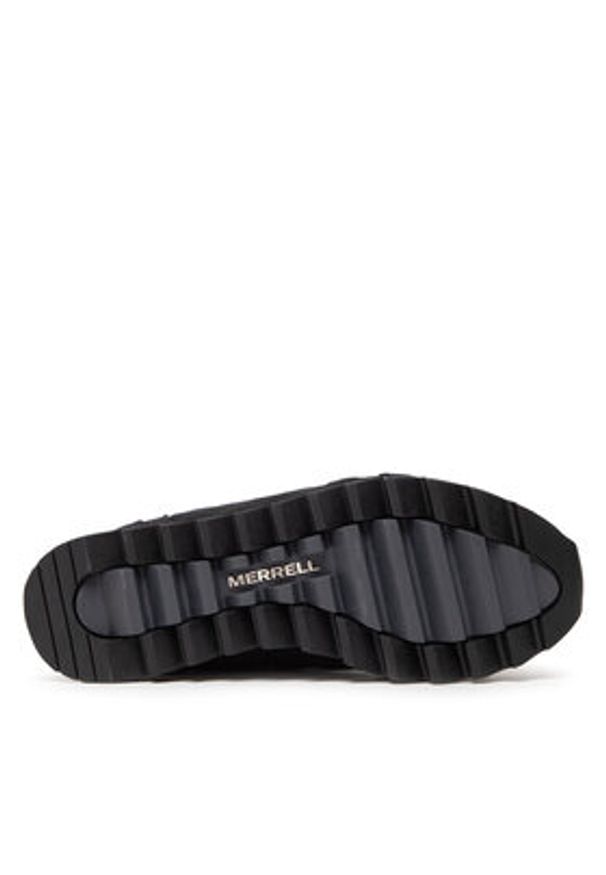 Merrell Sneakersy Alpine Sneaker Mid Plr Wp 2 J004289 Czarny. Kolor: czarny. Materiał: zamsz, skóra