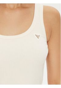 Guess Top V4YP06 K8RT2 Écru Regular Fit. Materiał: wiskoza #4