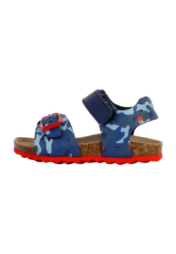 Geox - Sandały GEOX B SANDAL CHALKI BOY Niebieski. Kolor: niebieski. Materiał: tkanina, syntetyk. Sezon: lato
