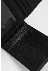 Emporio Armani portfel skórzany męski kolor czarny. Kolor: czarny. Materiał: skóra #2