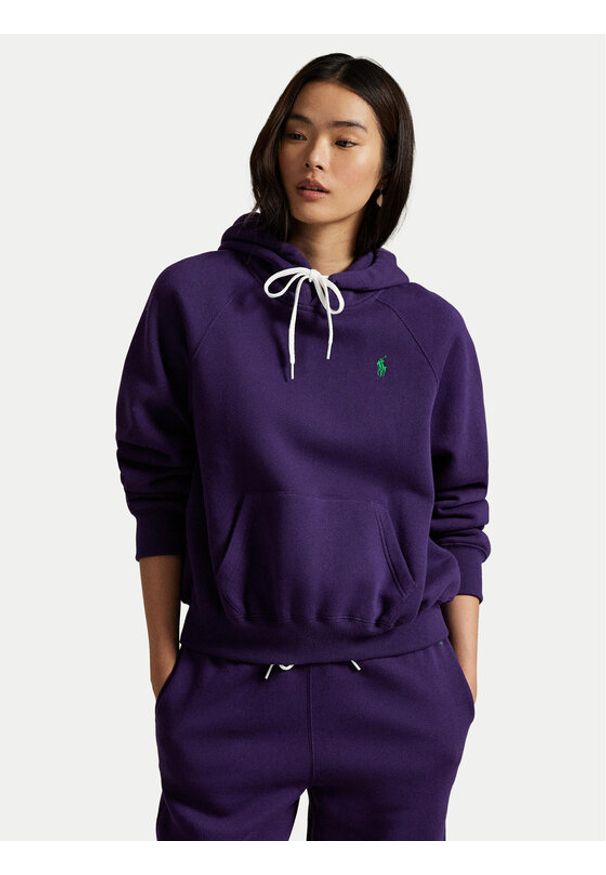 Polo Ralph Lauren Bluza 211971698006 Granatowy Relaxed Fit. Typ kołnierza: polo. Kolor: niebieski. Materiał: bawełna