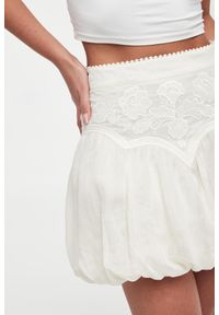 Twinset Milano - Spódnica mini bombka z haftem TWINSET. Wzór: haft #5