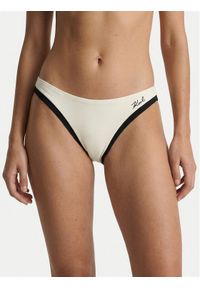 Karl Lagerfeld - KARL LAGERFELD Dół od bikini B2W46023 Beżowy jasny. Kolor: beżowy. Materiał: syntetyk #1