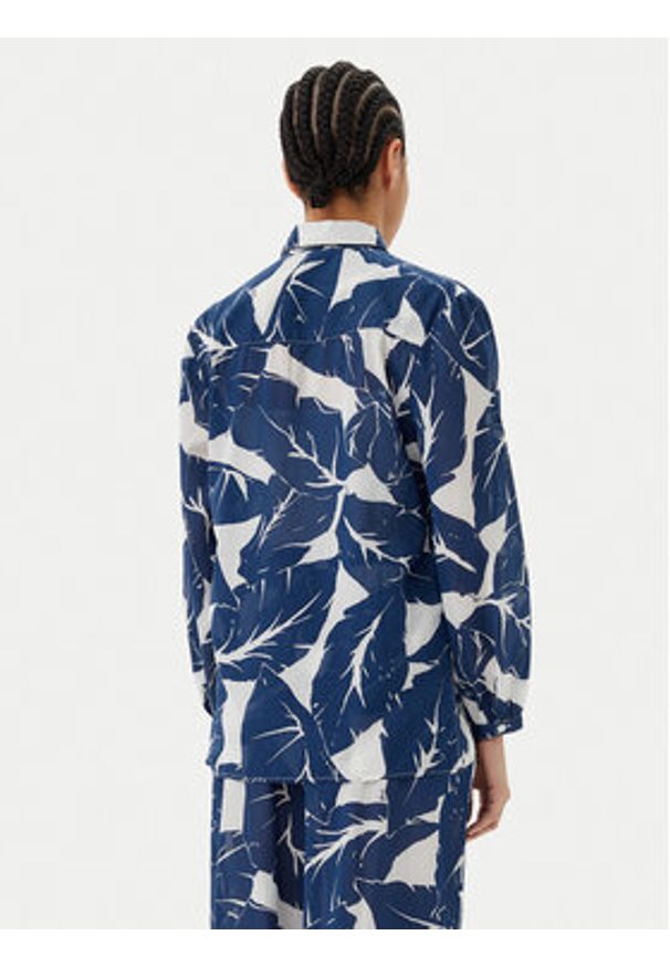 Gaudi Koszula 511FD45013 Granatowy Regular Fit. Kolor: niebieski. Materiał: bawełna