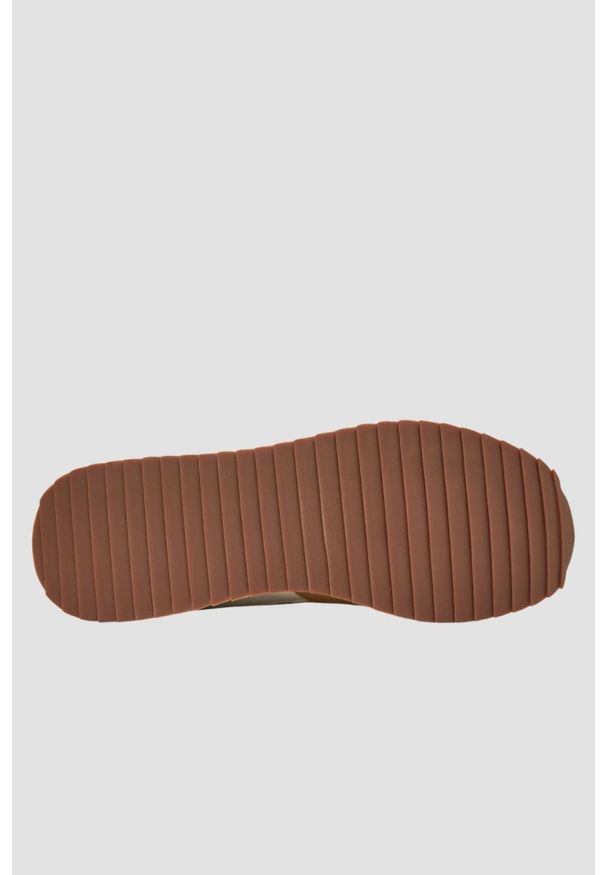 Aeronautica Militare - AERONAUTICA MILITARE Beżowo-brązowe sneakersy męskie ze skórą zamszową, Rozmiar 43. Okazja: na co dzień. Kolor: beżowy. Materiał: skóra, zamsz