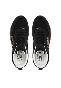 Versace Jeans Couture Sneakersy 80YA3SA5 Czarny. Kolor: czarny. Materiał: materiał #4