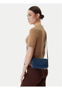 Calvin Klein Torebka Bold Ck Camera Bag LV04F3220G Niebieski. Kolor: niebieski. Materiał: skórzane #1