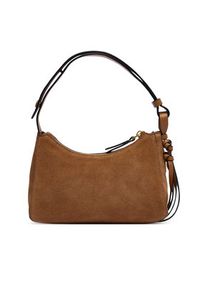 TOMMY HILFIGER - Tommy Hilfiger Torebka Th Statement Mini Should Bag Sue AW0AW18823 Brązowy. Kolor: brązowy. Materiał: skórzane, zamszowe #3